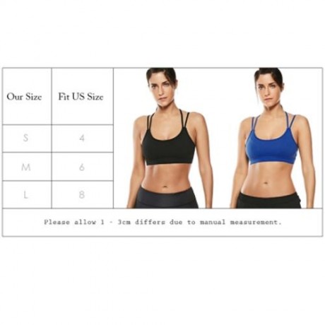 STRAPPY WORKOUT PADDED BRA (BLACK)