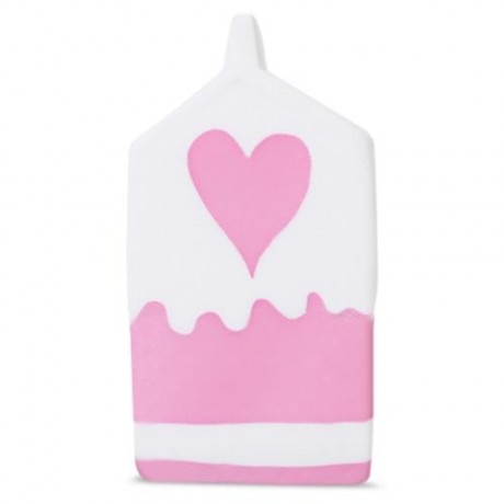 SQUISHY PU SLOW RISING SIMULATE CUTE EMOJI MILK BOX BREAD TOY (COLORMIX)