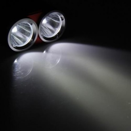DARK KNIGHT K2E 2 X CREE XML-T6 LED BIKE HEADLIGHT 4 MODES BICYCLE LIGHT - EU PLUG 2400LM 