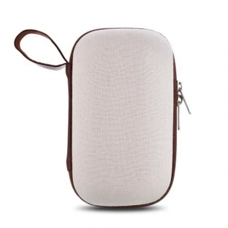 TRAVEL HIKING TEA FILTER GLASS BOTTLE SET WITH PORTABLE BAG (SILVER AND RED)