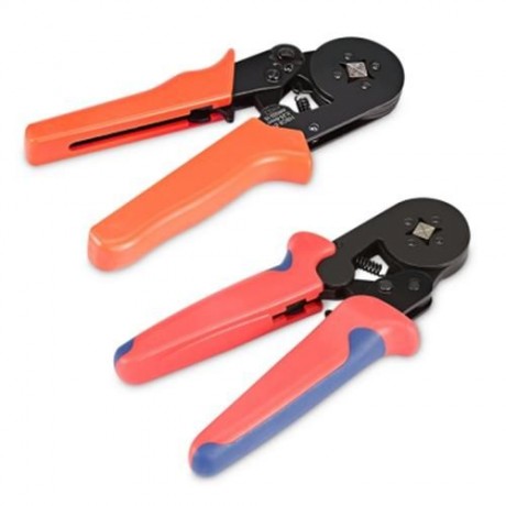 CRIMPING PLIER WIRE CABLE END SLEEVES FERRULES CUTTER HAND TOOL (YELLOW)