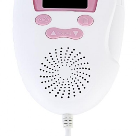 ACURIO AF - 703 PRENATAL HEART MONITOR ULTRASONIC FETAL DOPPLER (PINK)