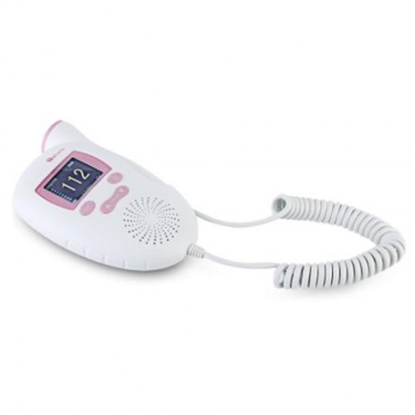 ACURIO AF - 703 PRENATAL HEART MONITOR ULTRASONIC FETAL DOPPLER (PINK)