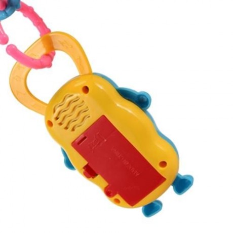 BABY EARLY EDUCATIONAL BED BELL MUSIC FITNESS RACK (COLORFUL)