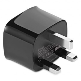 BASEUS FUNZI DUAL USB 2.4A SMART TRAVEL CHARGER UK PLUG (BLACK)