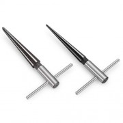 2PCS T-HANDLE TAPERED REAMER BRIDGE PIN PIPE JOINT MILL (COLORMIX)