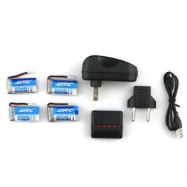JJRC BATTERY CHARGING SET 3.7V 400MAH LIPO   WSX BALANCE CHARGER WITH US PLUG ADAPTER / CA