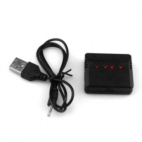 JJRC BATTERY CHARGING SET 3.7V 400MAH LIPO   WSX BALANCE CHARGER WITH US PLUG ADAPTER / CA