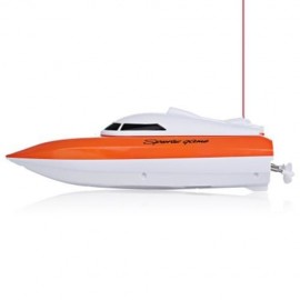 802 REMOTE CONTROL YACHT MODEL SHIP SAILING ELECTRIC TOY (ORANGE)