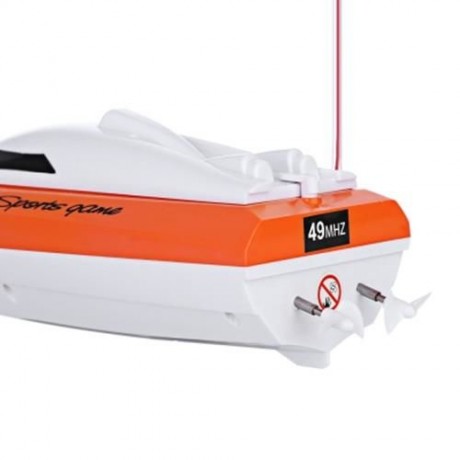 802 REMOTE CONTROL YACHT MODEL SHIP SAILING ELECTRIC TOY (ORANGE)
