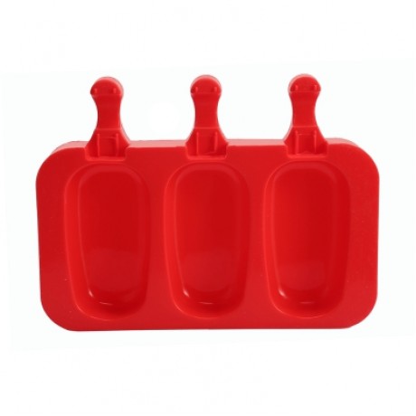 DIY Silicone Ice Cream Mold Dessert Tool (RED)