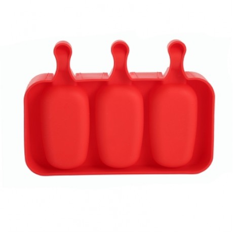 DIY Silicone Ice Cream Mold Dessert Tool (RED)
