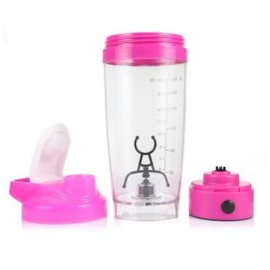 PORTABLE SHAKER BOTTLE AUTOMATIC MIXING CUP (PINK)