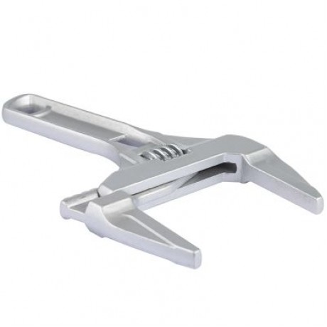16 - 68mm Large Opening Adjustable Wrench Hand Tool (SILVER)