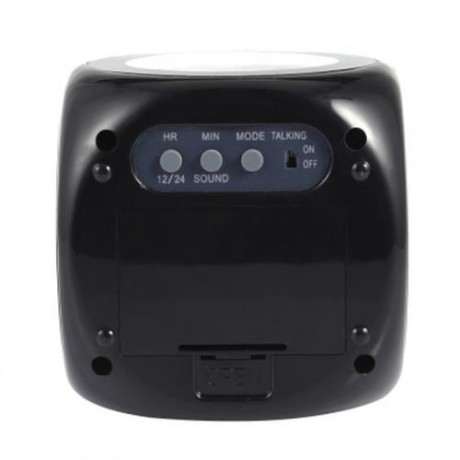 LCD DIGITAL PROJECTION TEMPERATURE  ALARM CLOCK (BLACK)