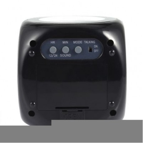 LCD Digital Projection Temperature  Alarm Clock (BLACK)