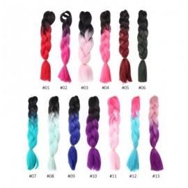Colorful Synthetic Extension Braid Hair for Women (#9)