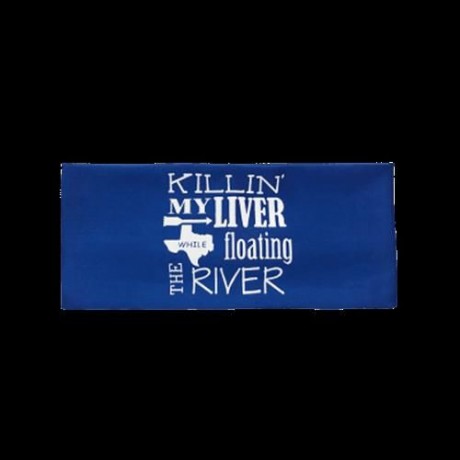 LETTERS PATTERN RUNNING HIP HOP HEADBAND (BLUE)