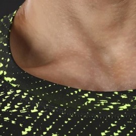 CAMOUFLAGE OPENWORK PANEL QUICK DRY GYM T-SHIRT (GREEN)