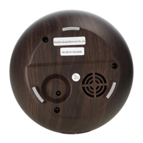 450ML ESSENTIAL OIL DIFFUSER WOOD GRAIN HUMIDIFIER (WOODEN BLACK)