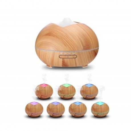450ML ESSENTIAL OIL DIFFUSER WOOD GRAIN HUMIDIFIER (WOOD GRAIN)