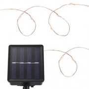 SOLAR POWERED WATERPROOF 200 LEDS COPPER STRING LIGHT (RGB COLOR)