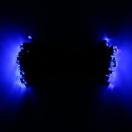SOLAR POWERED WATERPROOF 100 LEDS STRING LIGHT LAMP (BLUE)