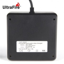 ULTRAFIRE MD-404A 26650 BATTERY 4-CHANNEL CHARGER AC 100 - 240V (BLACK)