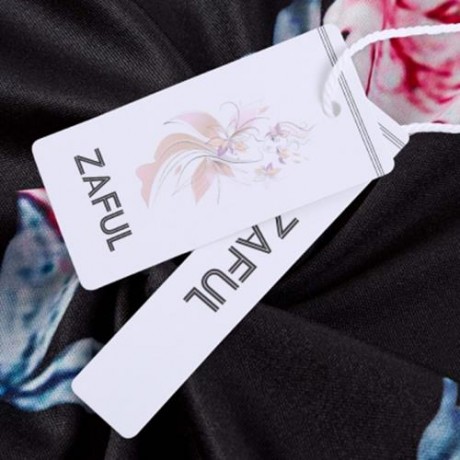 ZIP UP CARNATION PRINT JACKET (BLACK)