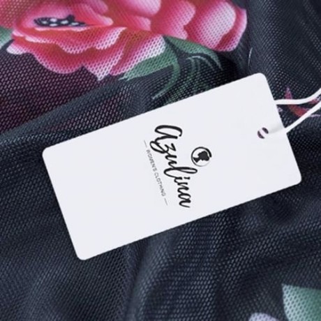FLOWER PRINT SHEER JACKET (BLACK)