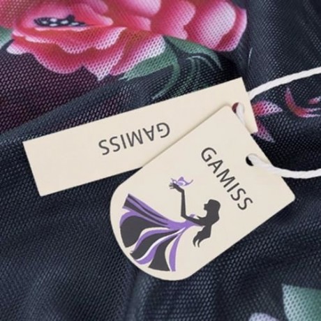 FLOWER PRINT SHEER JACKET (BLACK)