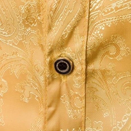 TURNDOWN COLLAR PAISLEY VINTAGE SHIRT (CADETBLUE)