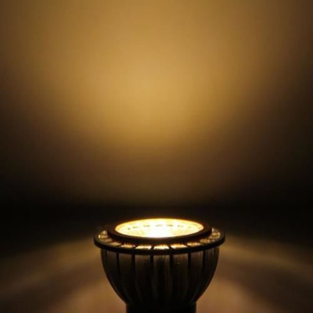 YOUOKLIGHT E27 4W 400LM WARM WHITE LED COB SPOTLIGHT LAMP WITH GOLDEN EDGE (WARM WHITE LIG