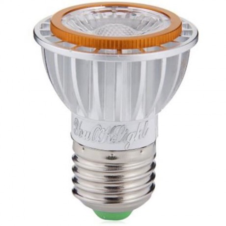 YOUOKLIGHT E27 4W 400LM WARM WHITE LED COB SPOTLIGHT LAMP WITH GOLDEN EDGE (WARM WHITE LIG