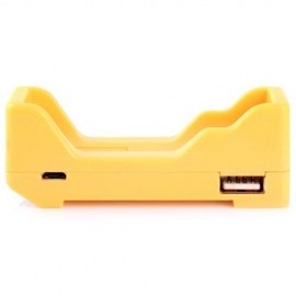 HESENY HXY - 1C SINGLE 2500MAH 18650 LI-ION BATTERY CHARGER (YELLOW)