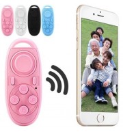 2 IN 1 WIRELESS BLUETOOTH GAMEPAD REMOTE CONTROL CAMERA SHUTTER SELF-TIMER (PINK)