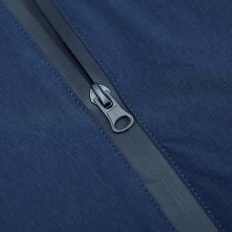 CASUAL HOODED LONG SLEEVE ZIPPER MEN JACKET (DEEP BLUE)