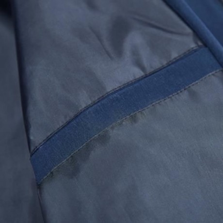 CASUAL HOODED LONG SLEEVE ZIPPER MEN JACKET (DEEP BLUE)