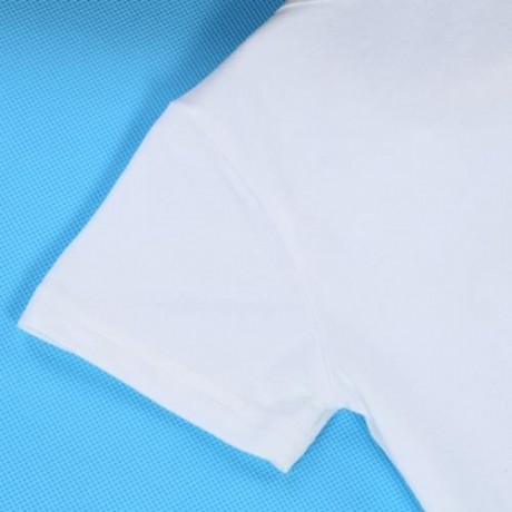 2PCS BOYS KIDS CASUAL SLOWLY PRINTED T-SHIRT PLAID CROP PANTS (WHITE)