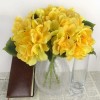 ARTIFICIAL FLOWER HYDRANGEA WEDDING BOUQUET (YELLOW)