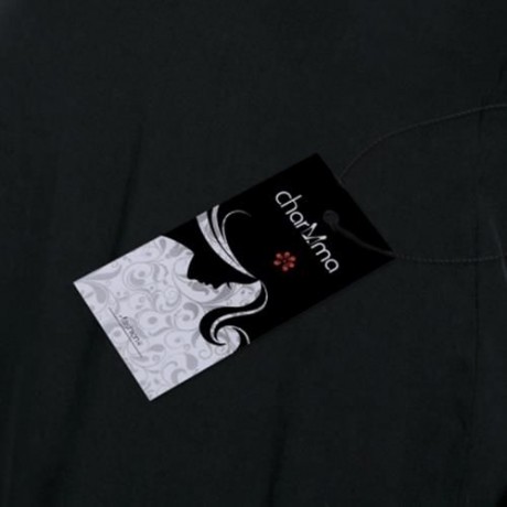 EMBROIDERY APPLIQUE COLD SHOULDER TOP (BLACK)