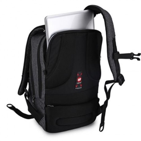 TIGERNU TB3164 WATER-RESISTANT 21L LEISURE BACKPACK LAPTOP BAG WITH SOLAR PANEL (FEATHER G