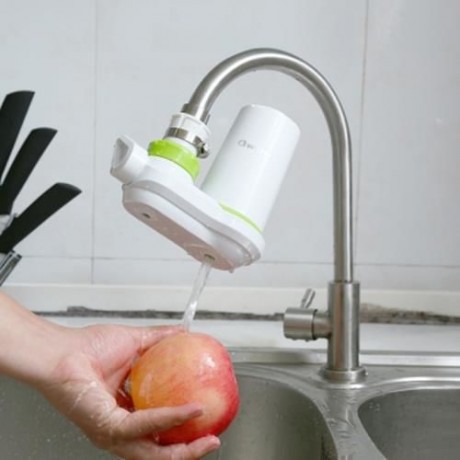 QWATER CERAMIC FILTER FAUCET WATER PURIFIER (WHITE AND GREEN)