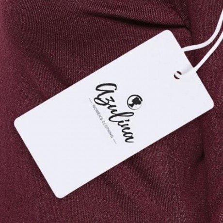 HIGH LOW CRISS CROSS LONG SWEATER (WINE RED)