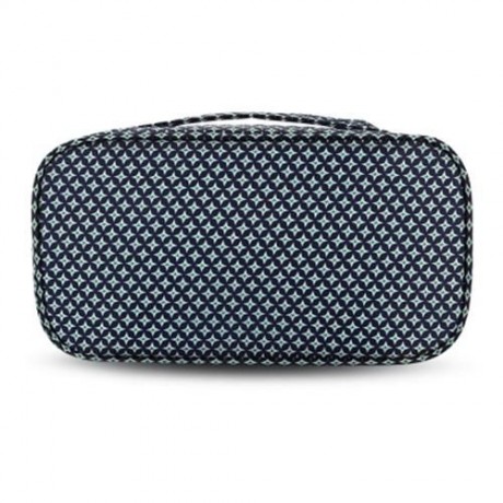 GUAPABIEN MAKEUP UNDERWEAR PRINT PORTABLE TRAVEL POUCH BAG (DEEP BLUE)