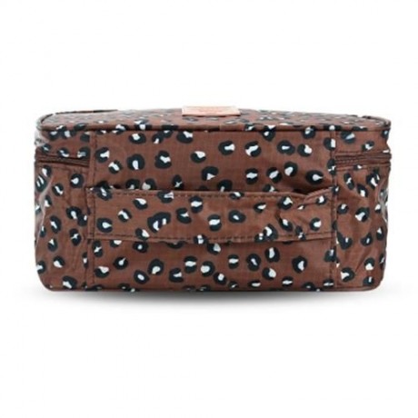 GUAPABIEN MAKEUP UNDERWEAR PRINT PORTABLE TRAVEL POUCH BAG (CAMEL)