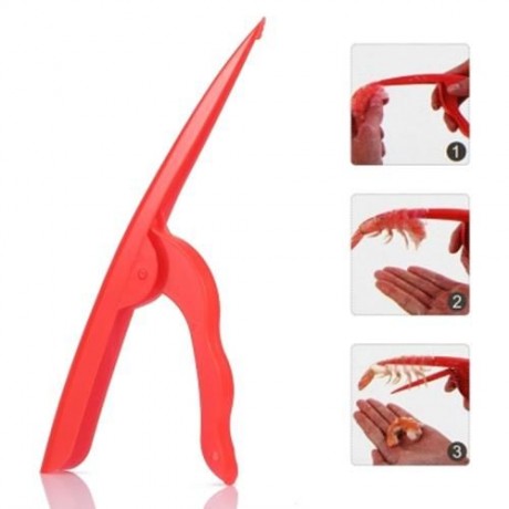 KITCHENWARE LOBSTER SHRIMP PEELER BARKER (RED)