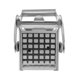 HAND-OPERATED STAINLESS STEEL HOUSEHOLD POTATO STRIP-CUTTER (SILVER)