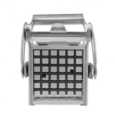 HAND-OPERATED STAINLESS STEEL HOUSEHOLD POTATO STRIP-CUTTER (SILVER)