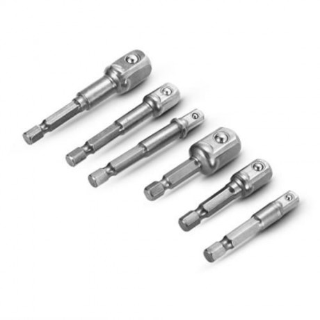 6PCS SOCKET ADAPTER IMPACT HEX SHANK DRILL BITS BAR (COLORMIX)